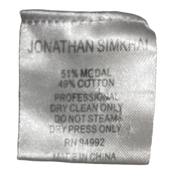 Jonathan Simkhai womens knit top. Modal cotton. Sleeveless. Cream color Small - Picture 9 of 12